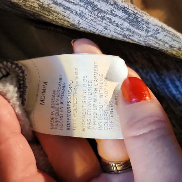 Under Armour medium gray/black striped zip up hoodie - Picture 9 of 15